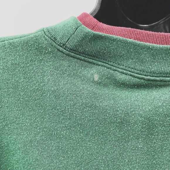 Vtg 80’s MC Energy Sportswear Women’s Ugly Christmas Green Sweatshirt  Size Med - Picture 5 of 11